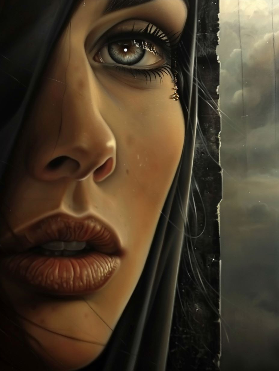 Fragile Porcelain Soul Portrait - Image 4
