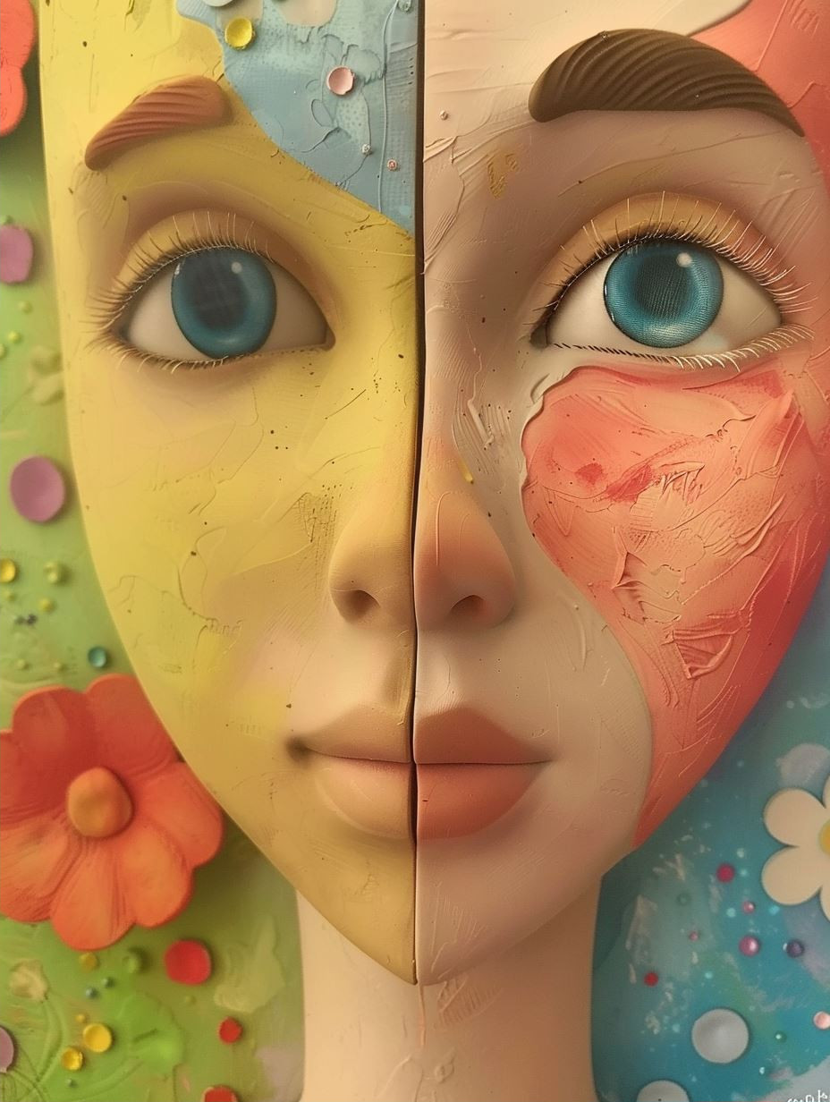 Dreamy Porcelain Muse