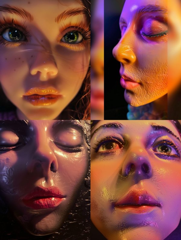 Ethereal Golden Hour Gaze
