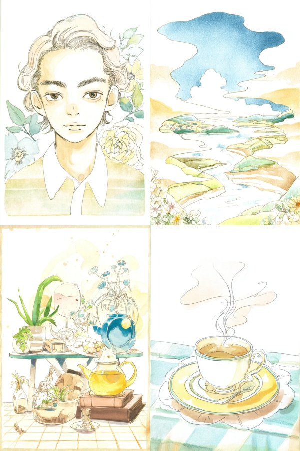 Golden Petal Serenity