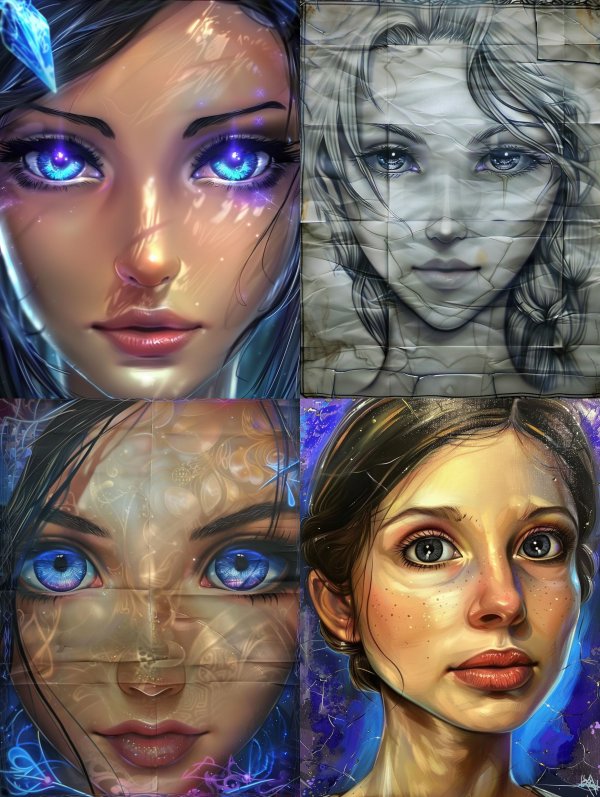 Celestial Frost Gaze