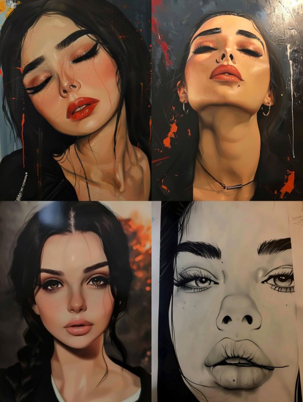 Moody Ethereal Portrait Artistry