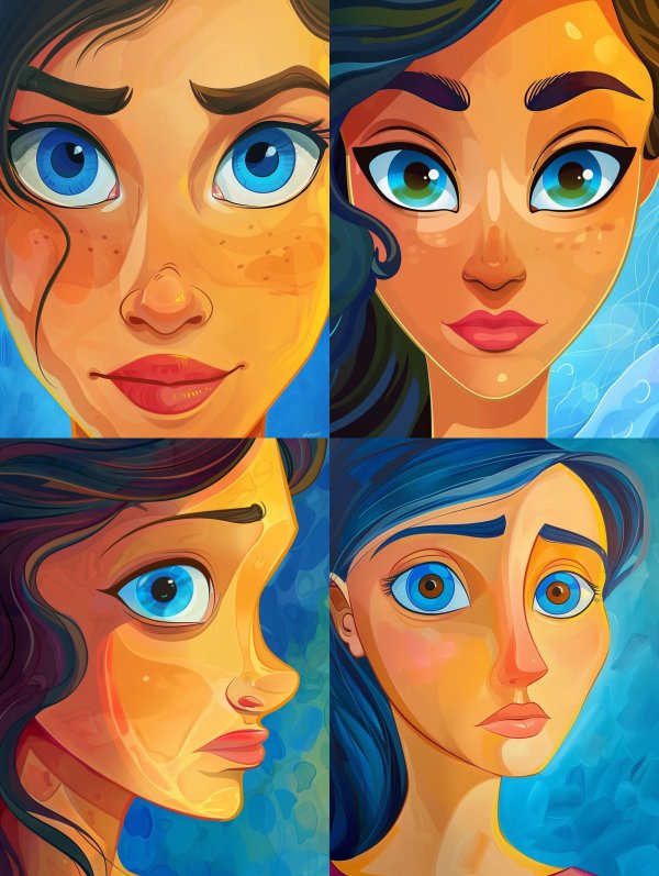 Expressive Stylized Digital Portraits