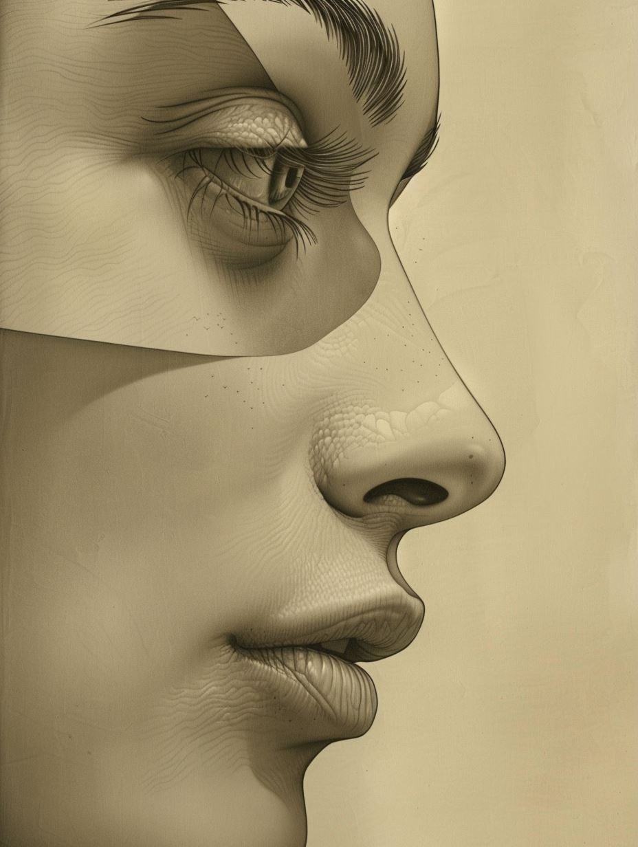Ethereal Sepia Portrait Study