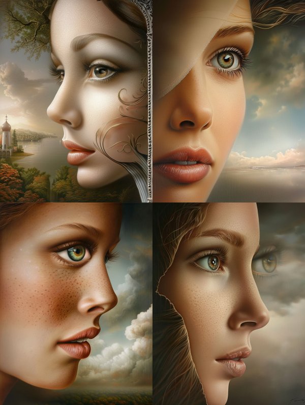 Ethereal Dream of Golden Hour