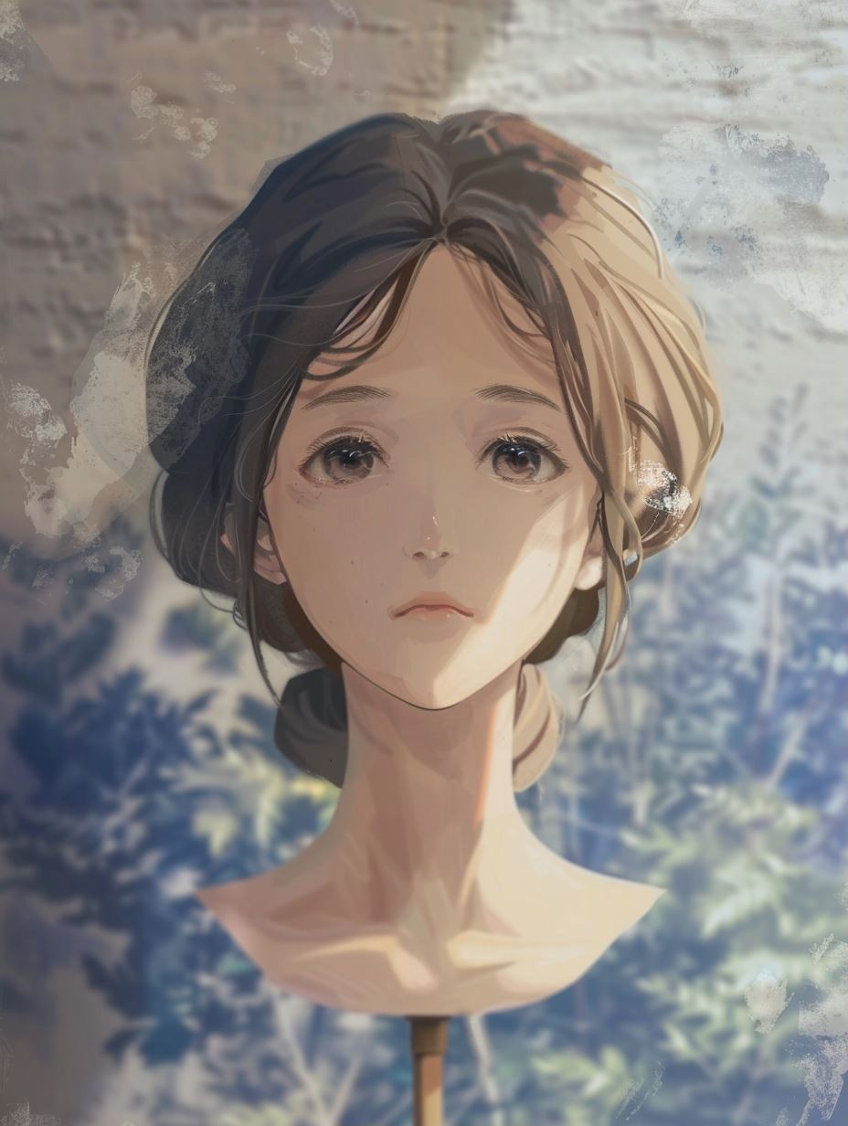 Ethereal Porcelain Muse - Image 1