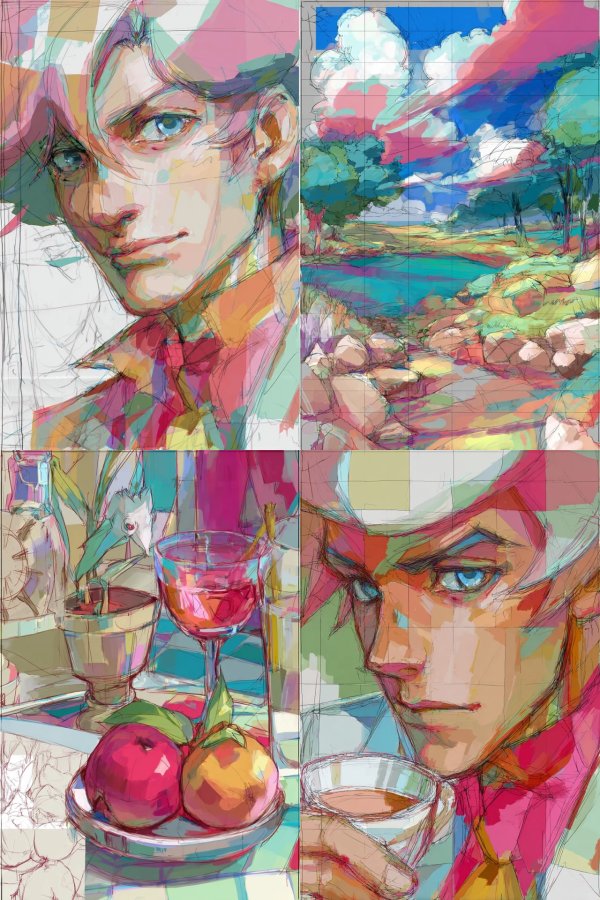 Prismatic Soul Portrait