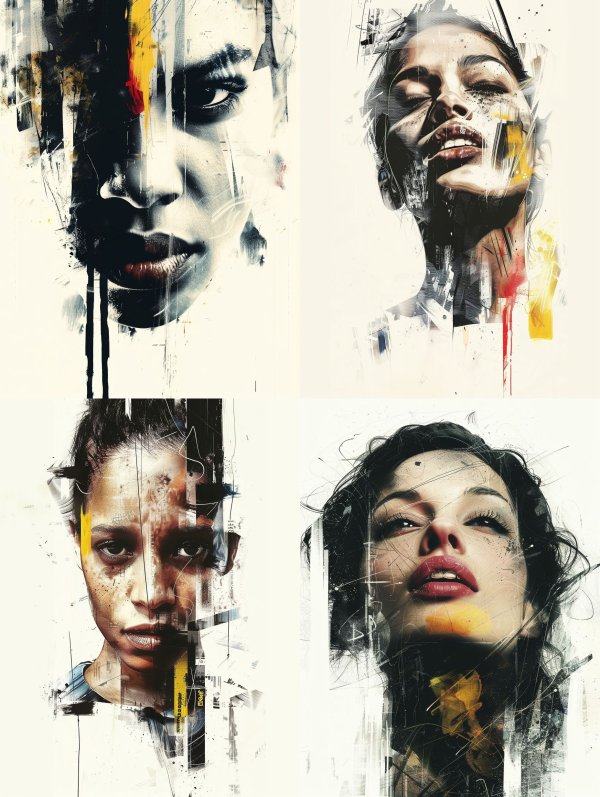 Fragmented Soul Urban Portrait