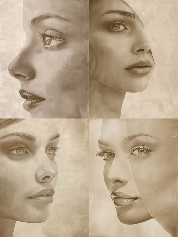 Sepia Ethereal Portrait