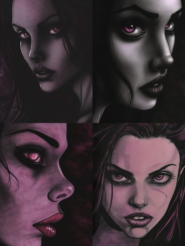 Violet Noir Mystique