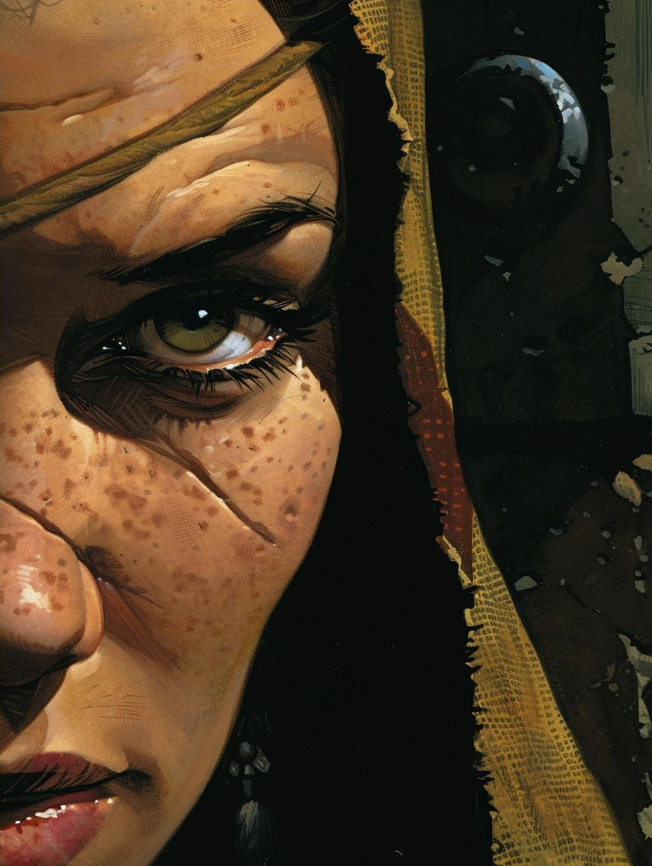 Battle Worn Cinematic Portrait