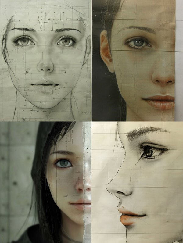 Hyper Realistic Graphite Portrait Studies