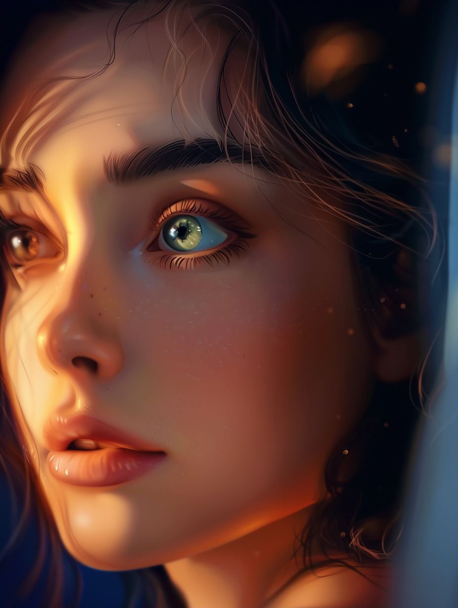 Golden Hour Ethereal Portrait