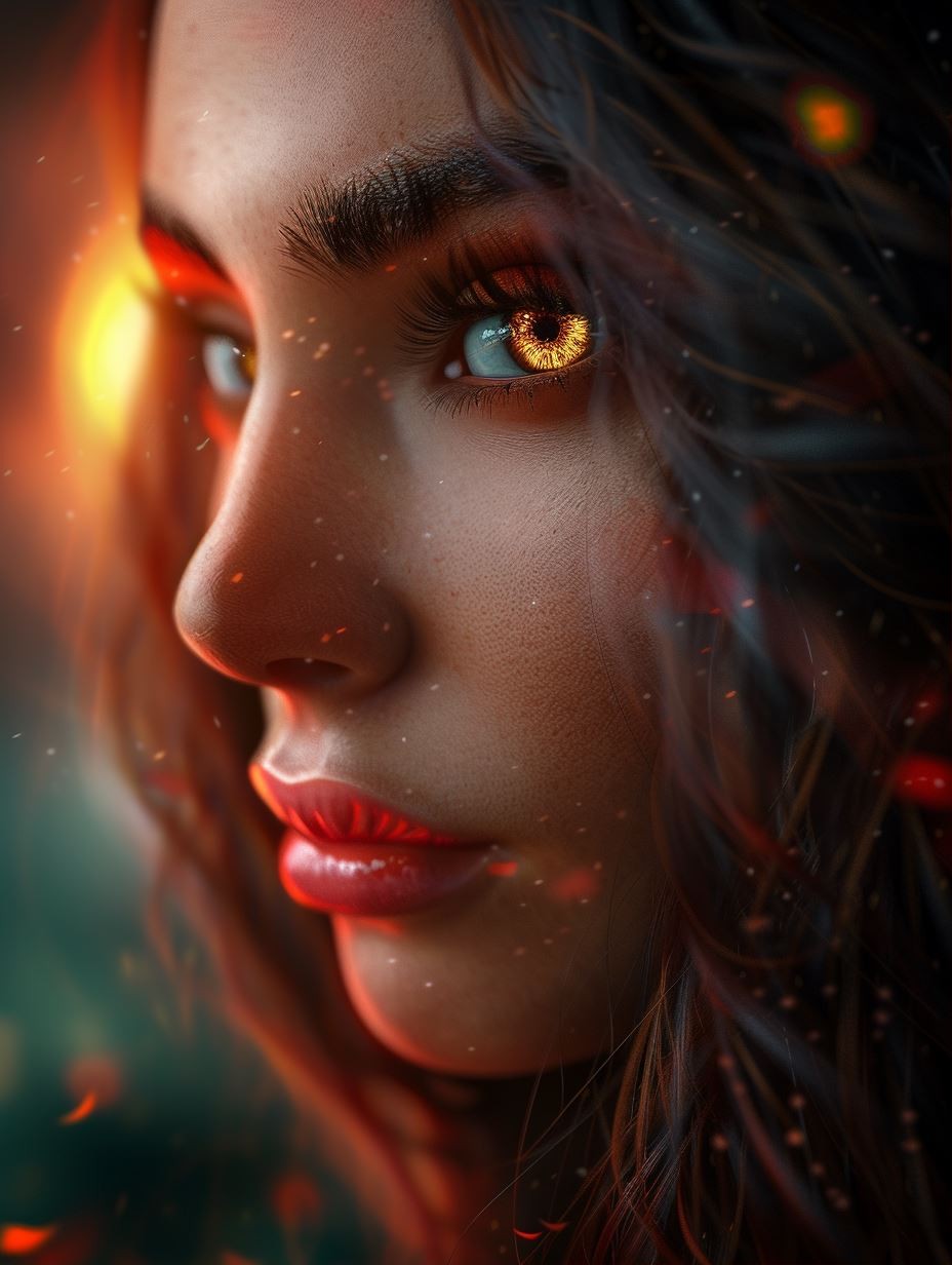 Celestial Ember Gaze - Image 1