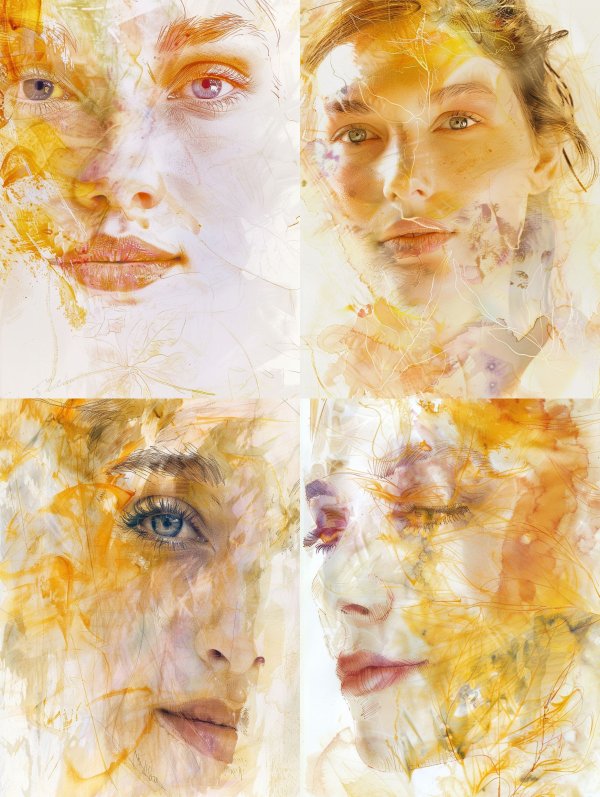 Golden Ethereal Gaze