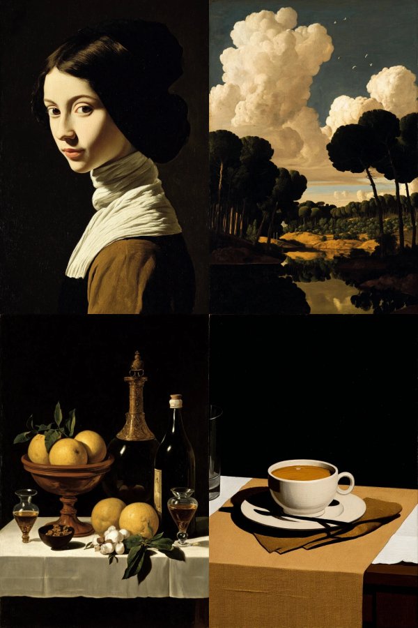 Classic Chiaroscuro Elegance
