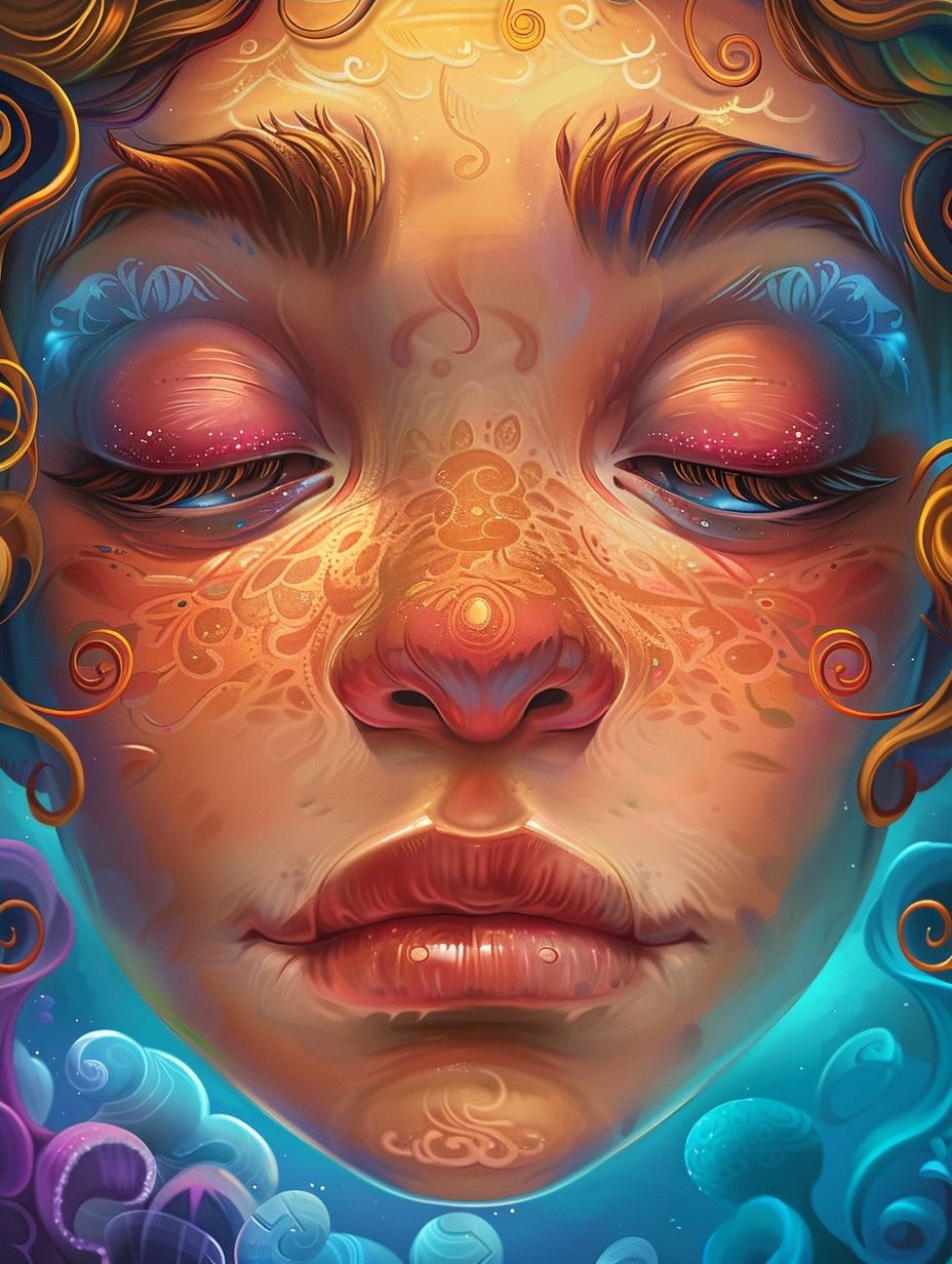 Ethereal Aquatic Dream Portrait