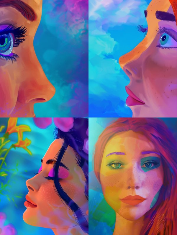 Neon Dream Gaze