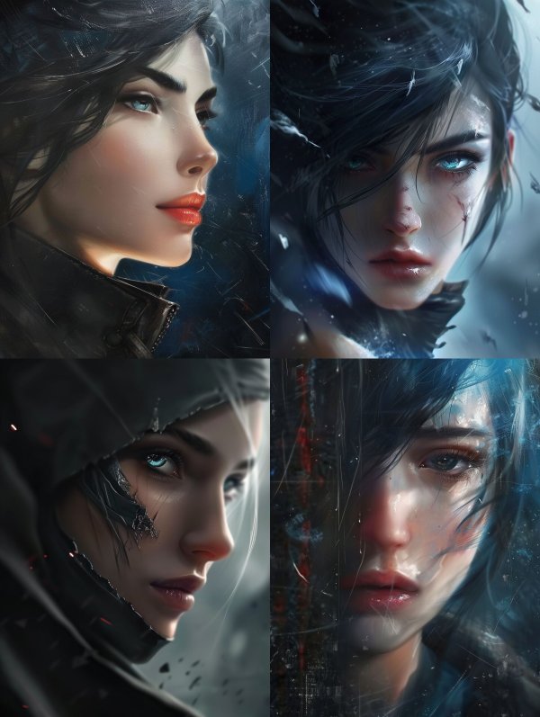 Midnight Azure Elegance
