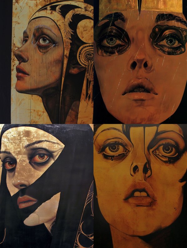 Golden Ethereal Gaze