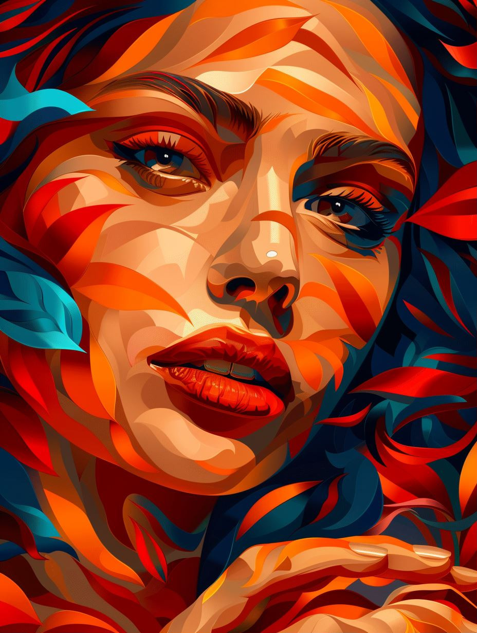 Autumnal Soul in Vibrant Layers