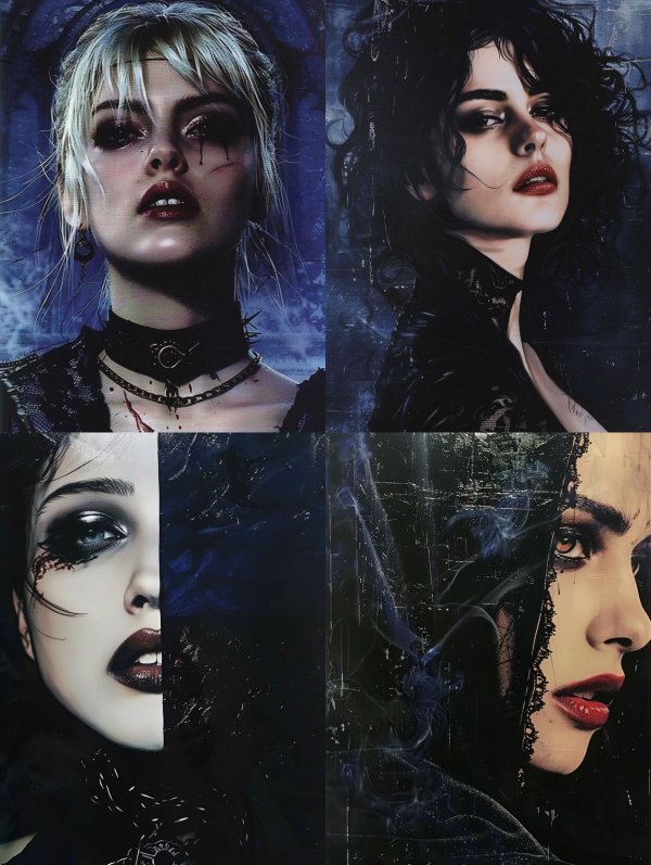 Dark Gothic Ethereal Portraits