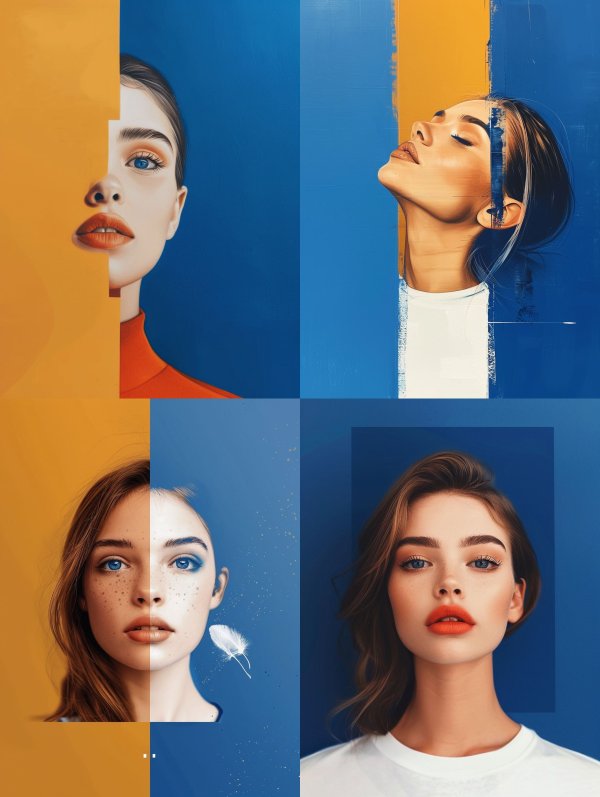 Chromatic Split Portrait
