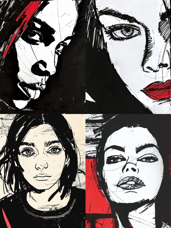 Crimson Ink Contrast