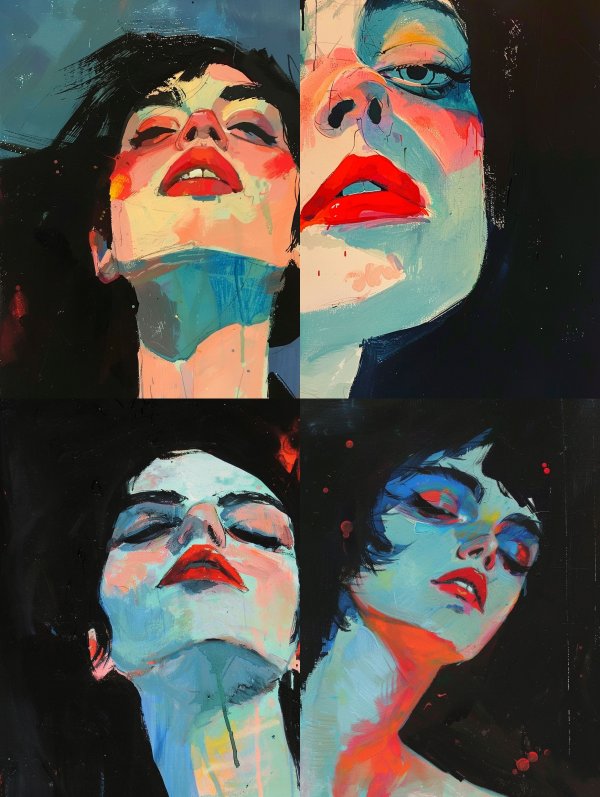 Abstract Expressionist Muse