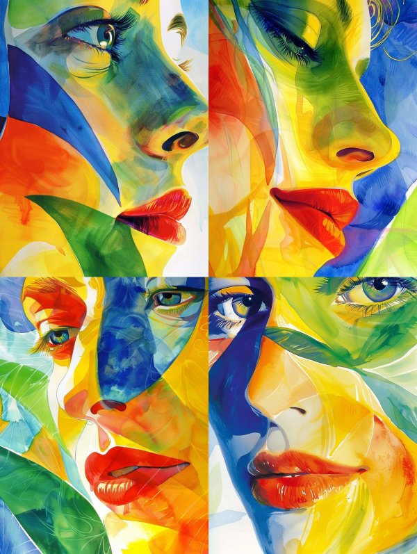 Prismatic Soul Portrait
