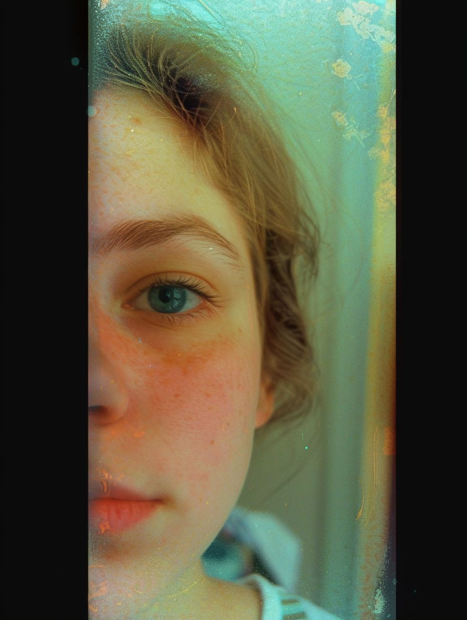 Hazy Nostalgic Film Portrait