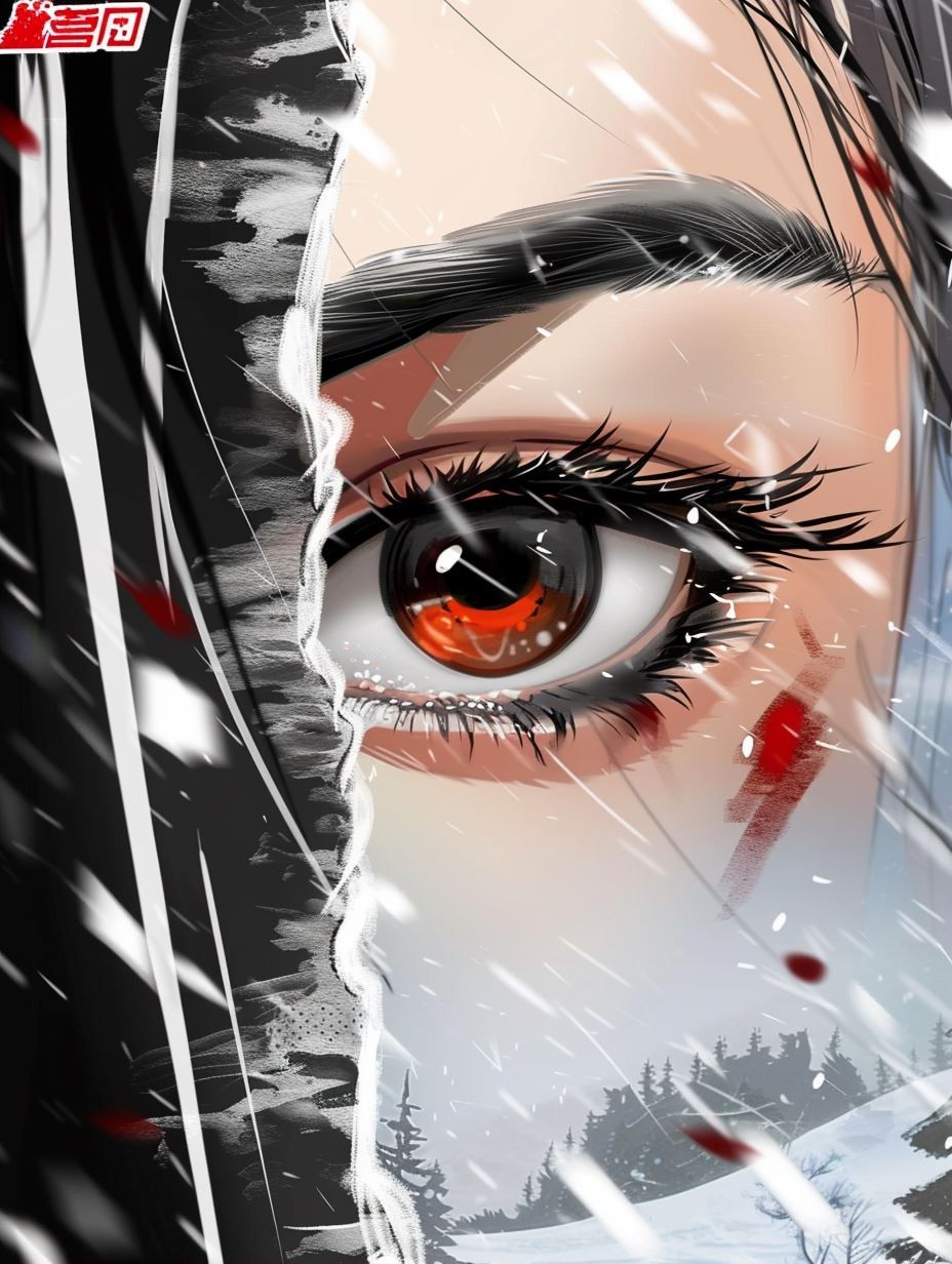Crimson Edge Portrait