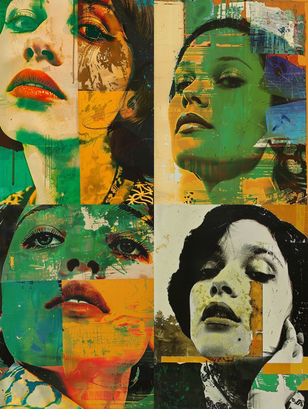 Chromatic Fragment Portrait