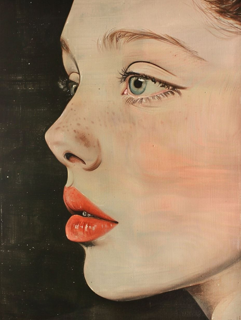 Vintage Ethereal Portrait Study
