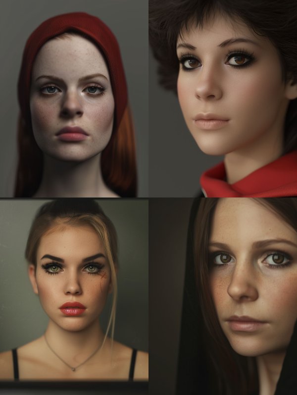 Crimson Velvet Gaze