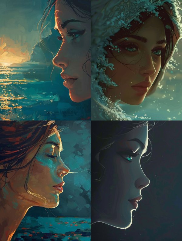 Azure Twilight Gaze