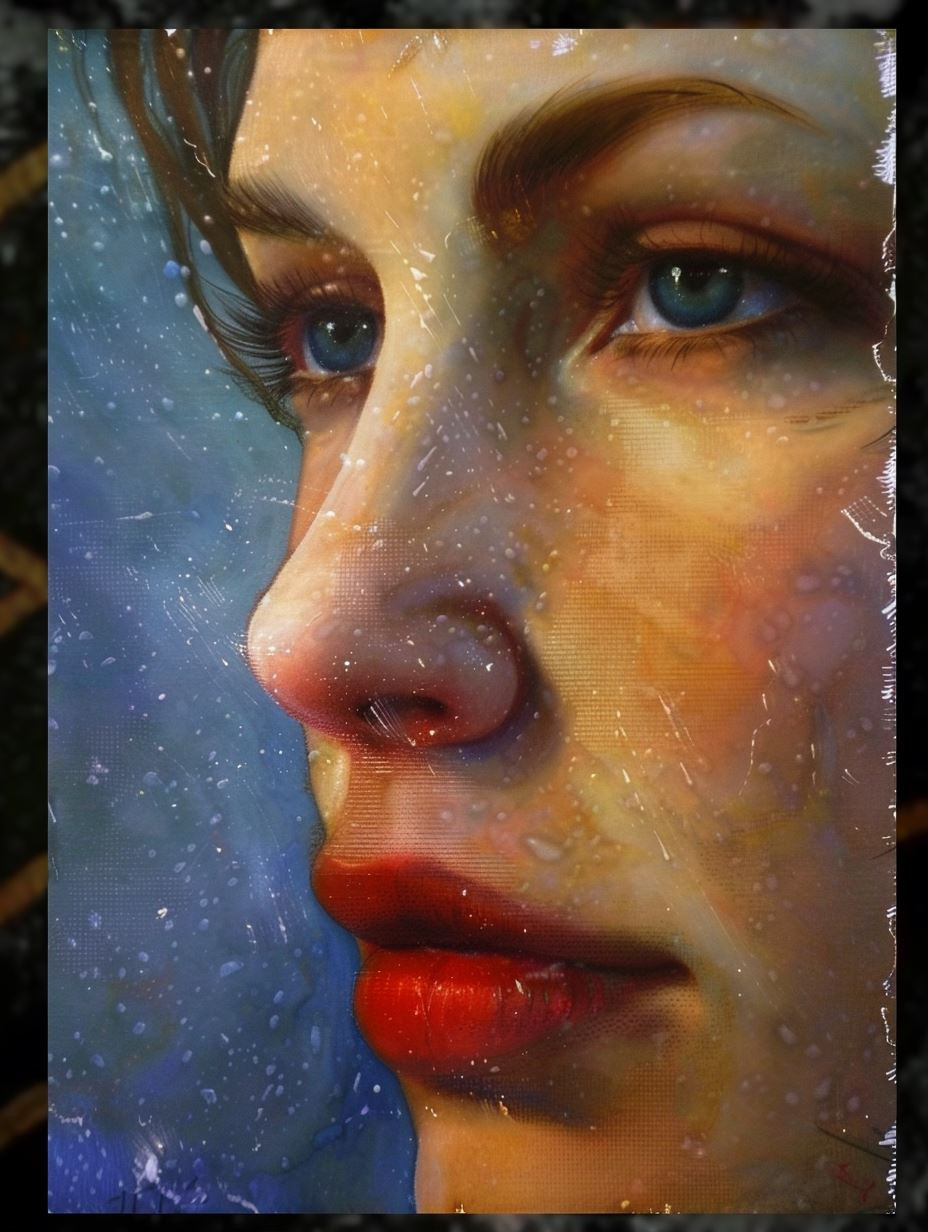 Rainy Gaze Reflection