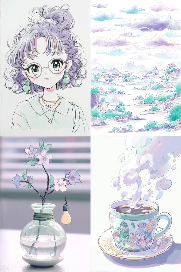 Pastel Dream Anime Portrait