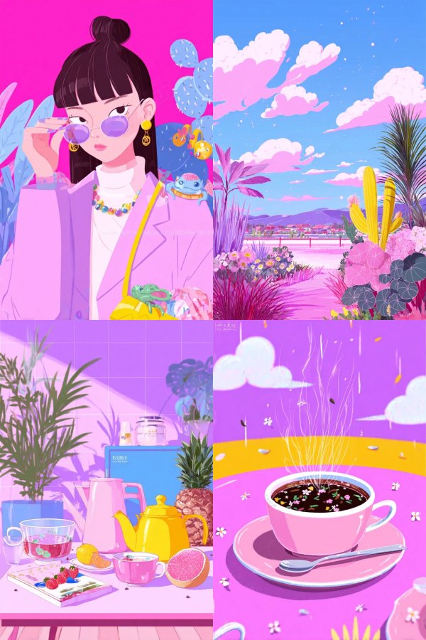 Neon Pastel Pop
