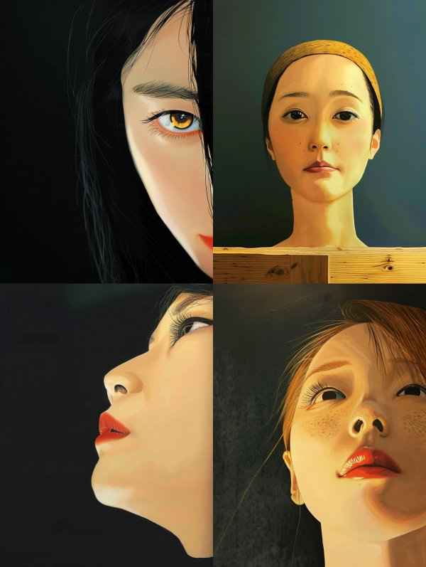 Ethereal Asian Portrait Studies