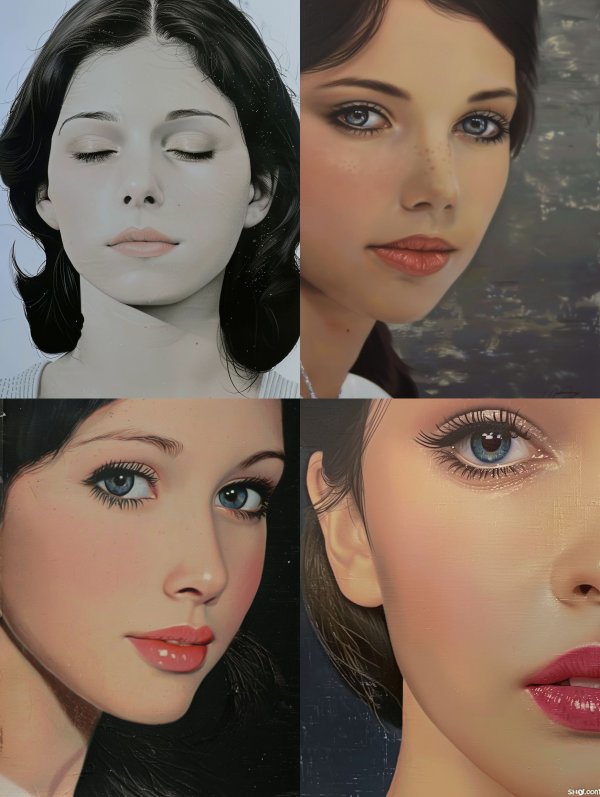 Ethereal Feminine Portrait Study