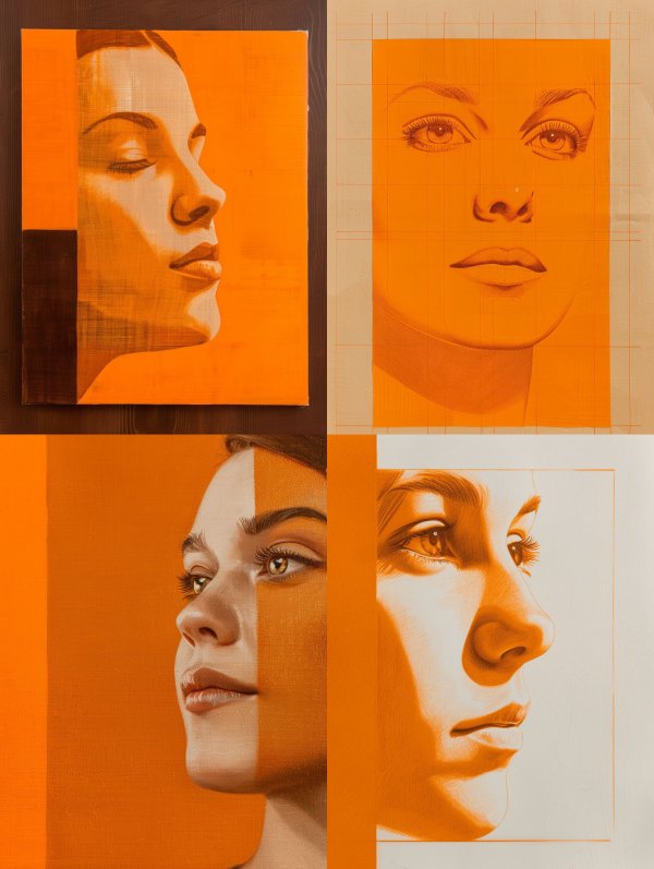 Amber Silhouette Dreams