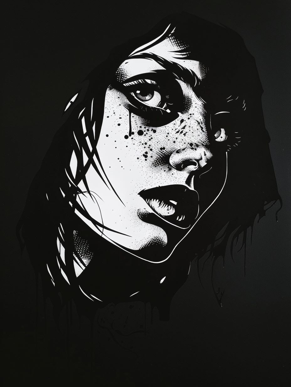 Dark Gothic Noir Portrait