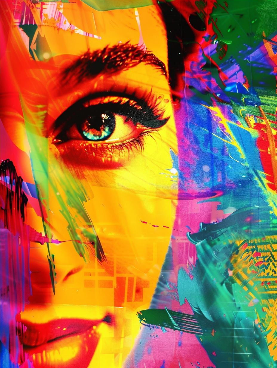 Prismatic Soul Digital Portrait