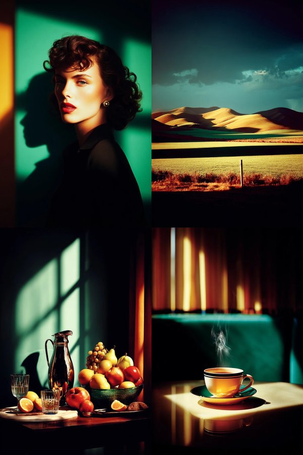 Emerald Noir Elegance