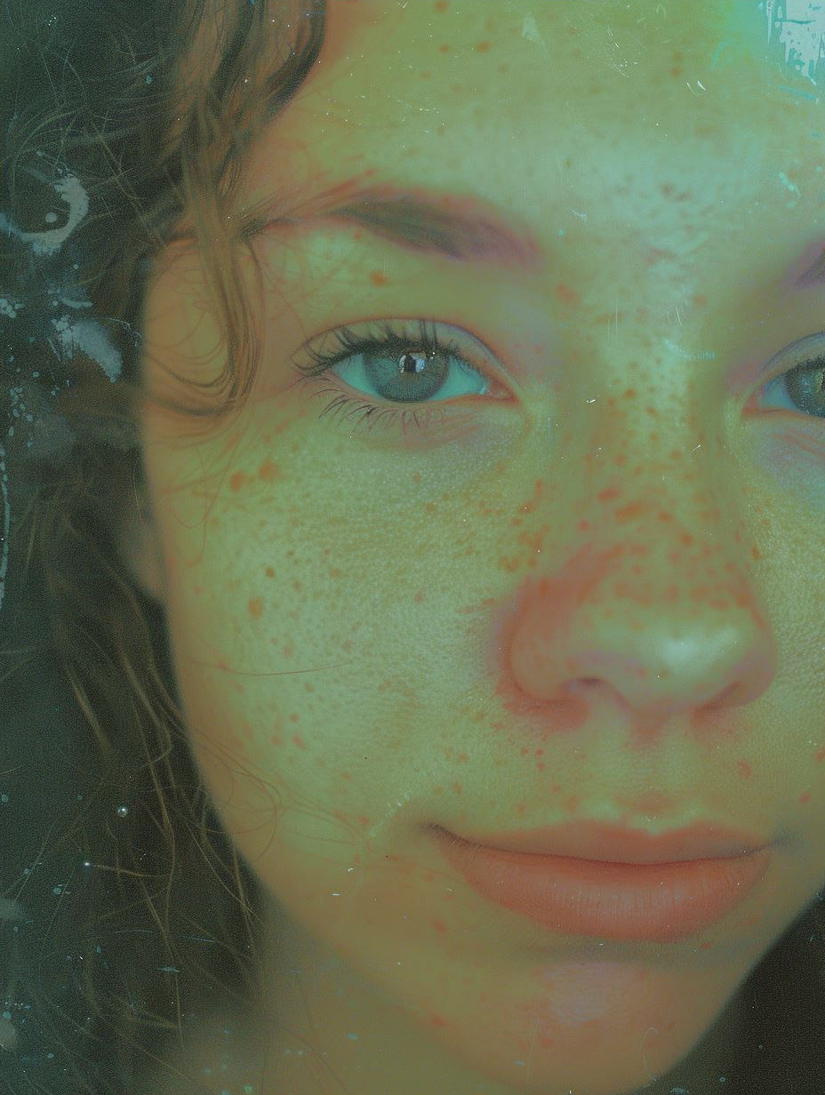 Hazy Nostalgic Film Portrait