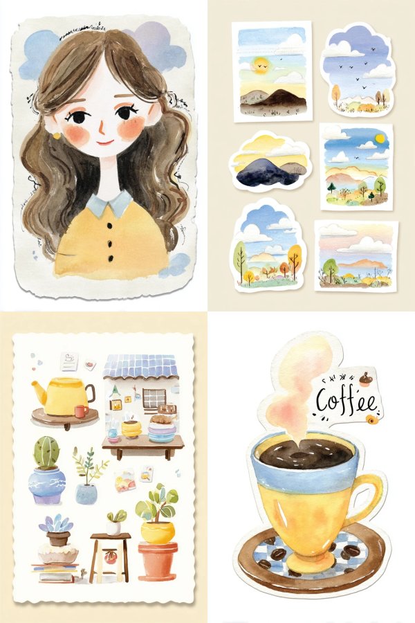 Soft Watercolor Dream