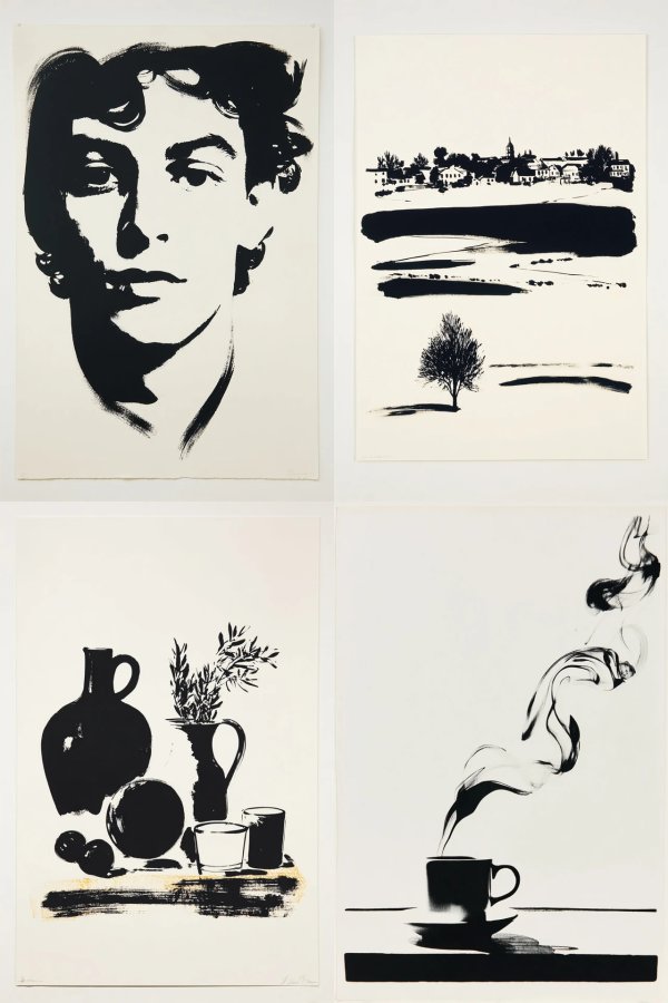 Ink Shadow Portrait