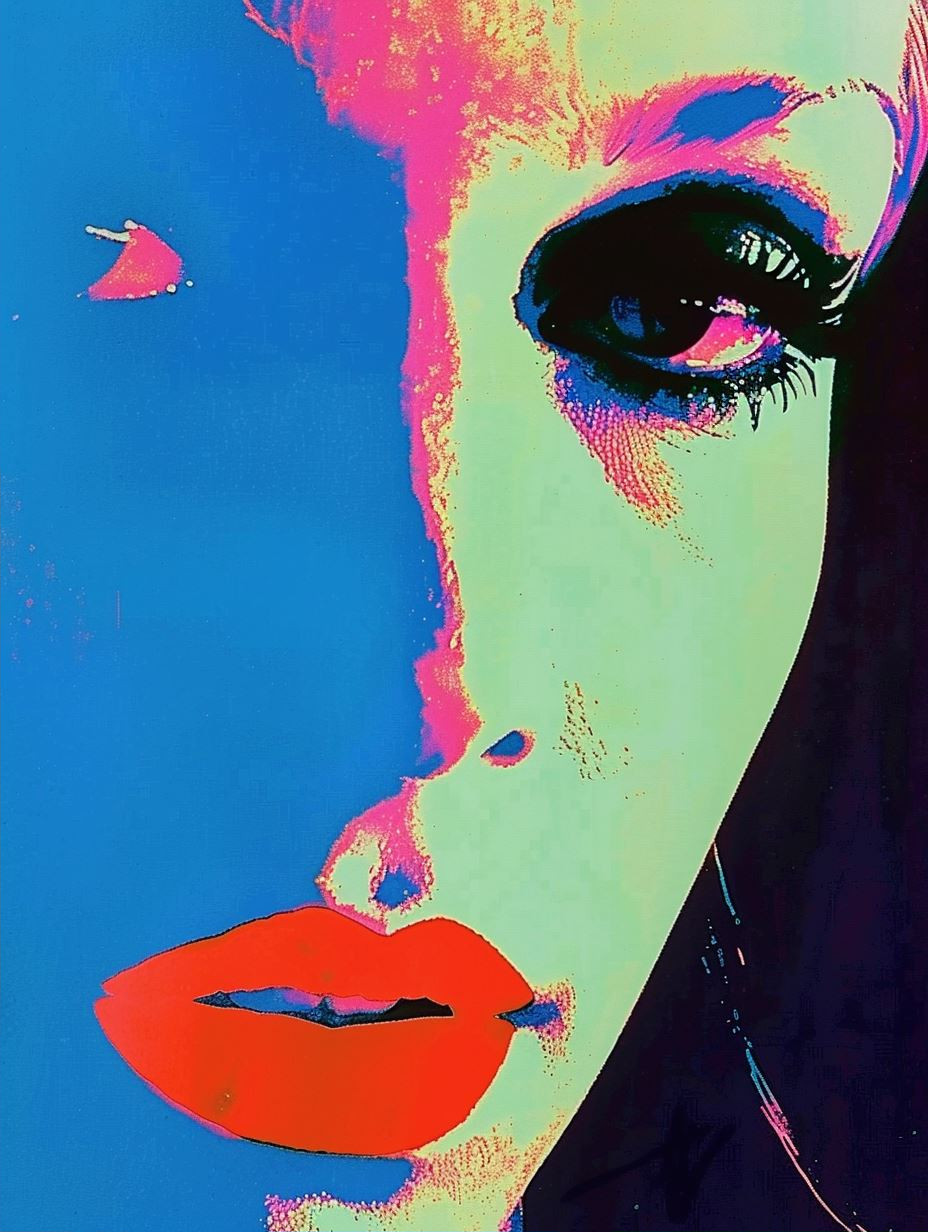 Neon Pop Art Portrait