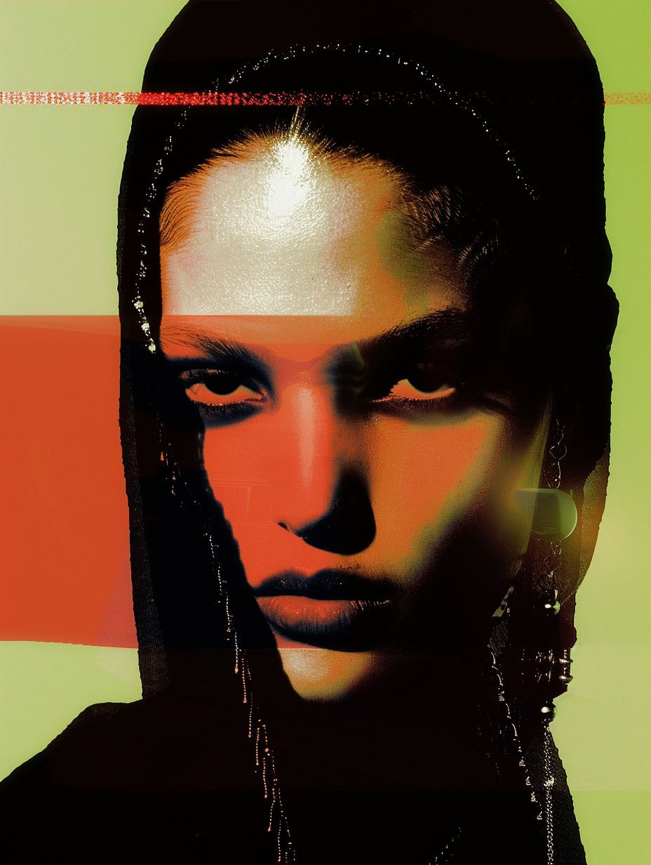 Chromatic Split Portrait